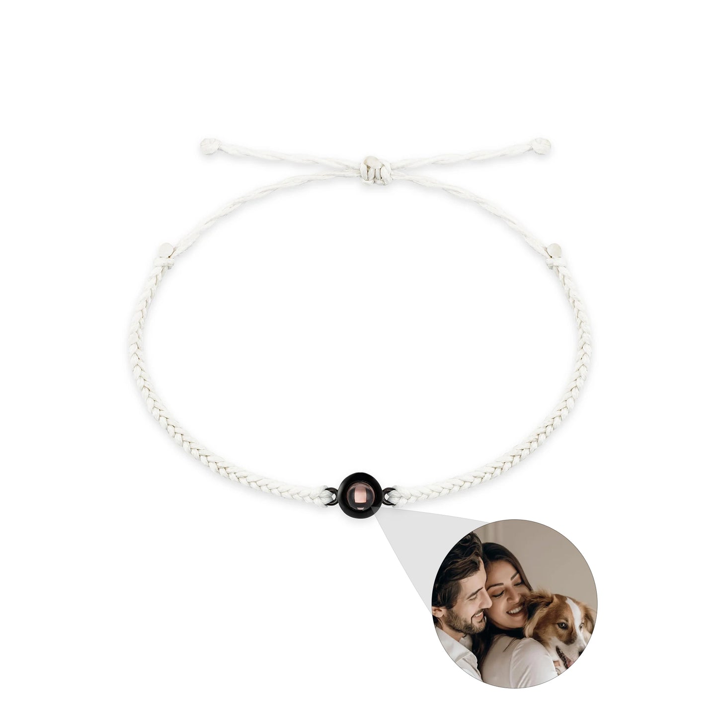Creative Customized Color Photo Projection Bracelet Hand Woven Lovers Personality Jewelry For Men And Women Valentine's Day Gift Jewelry / Accessories