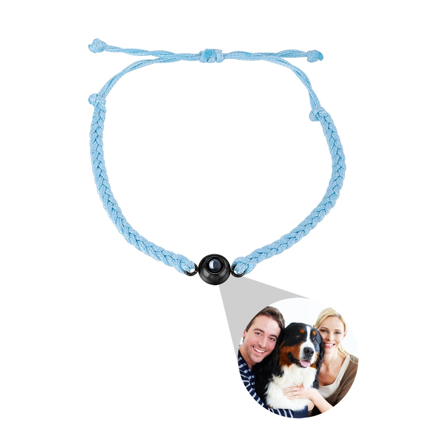Creative Customized Color Photo Projection Bracelet Hand Woven Lovers Personality Jewelry For Men And Women Valentine's Day Gift Jewelry / Accessories
