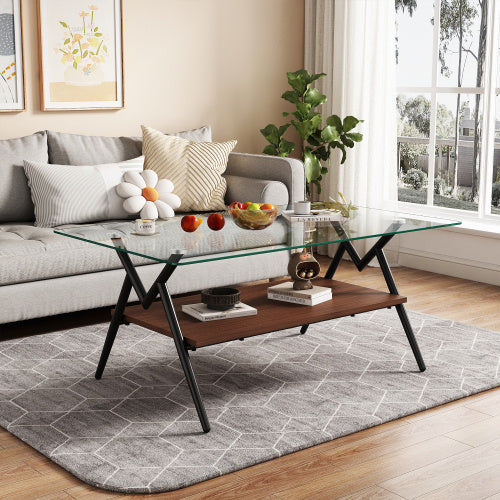 Table basse rectangulaire