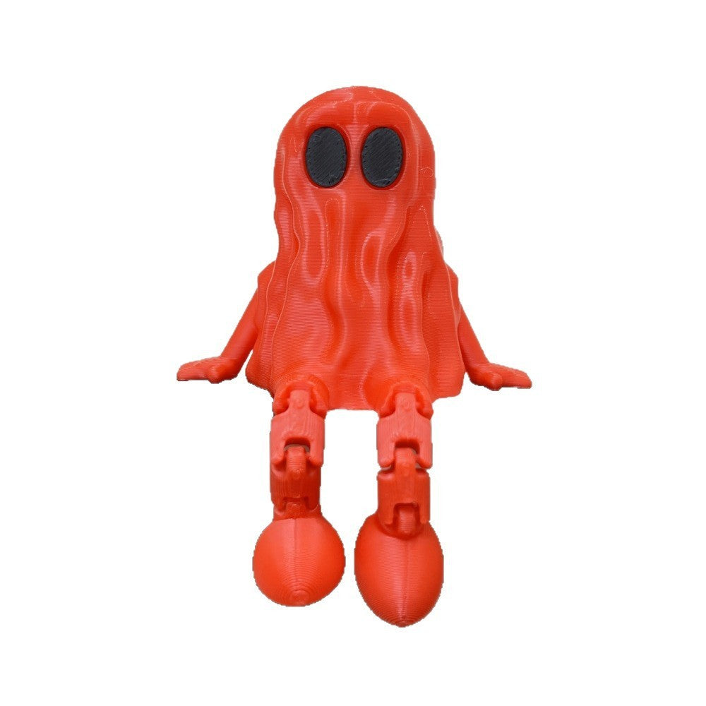 3D Printing Halloween Ghost Movable Joint Home Ornaments