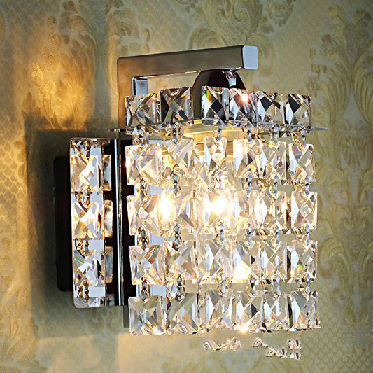Bedside Crystal Wall Lamp Single Head Creative Simple And Modern Lighting Home Essentials