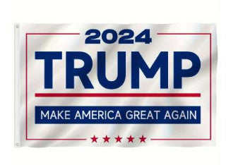 American president Donald Trump's election flag