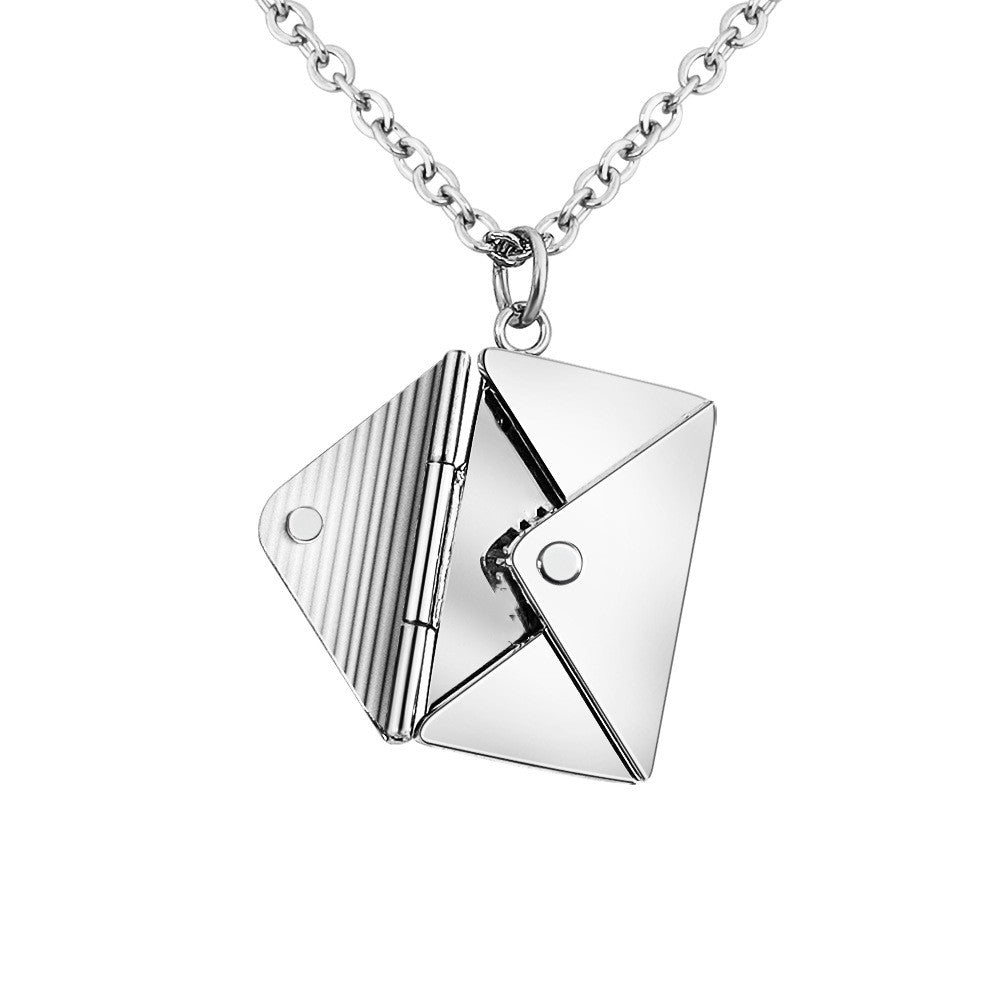 Fashion Jewelry Envelop Necklace Women Lover Letter Pendant Best Gifts For Girlfriend Jewelry / Accessories