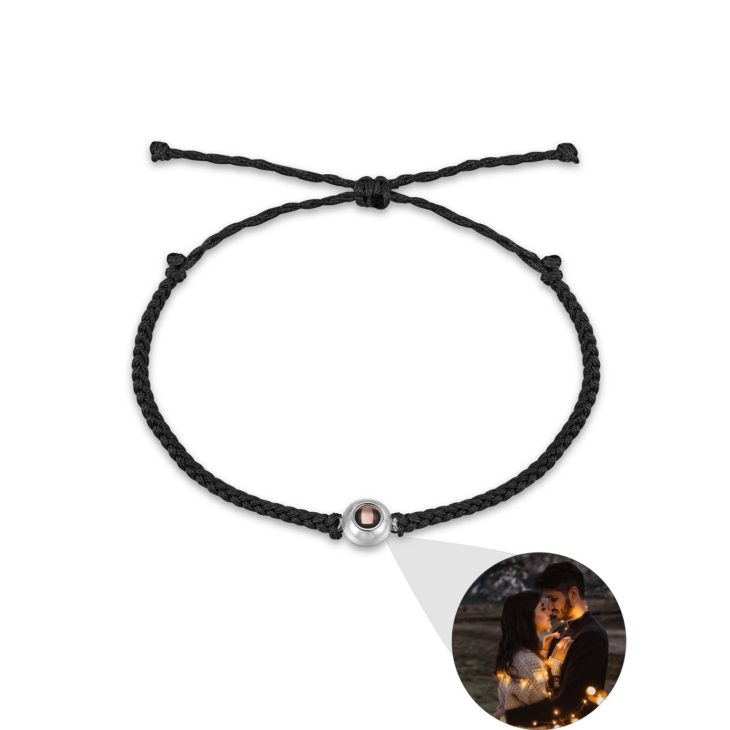 Creative Customized Color Photo Projection Bracelet Hand Woven Lovers Personality Jewelry For Men And Women Valentine's Day Gift Jewelry / Accessories