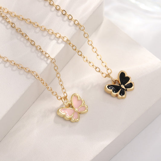 Pearl Butterfly Jewelry Set Drip Oil Jewelry & Accessories