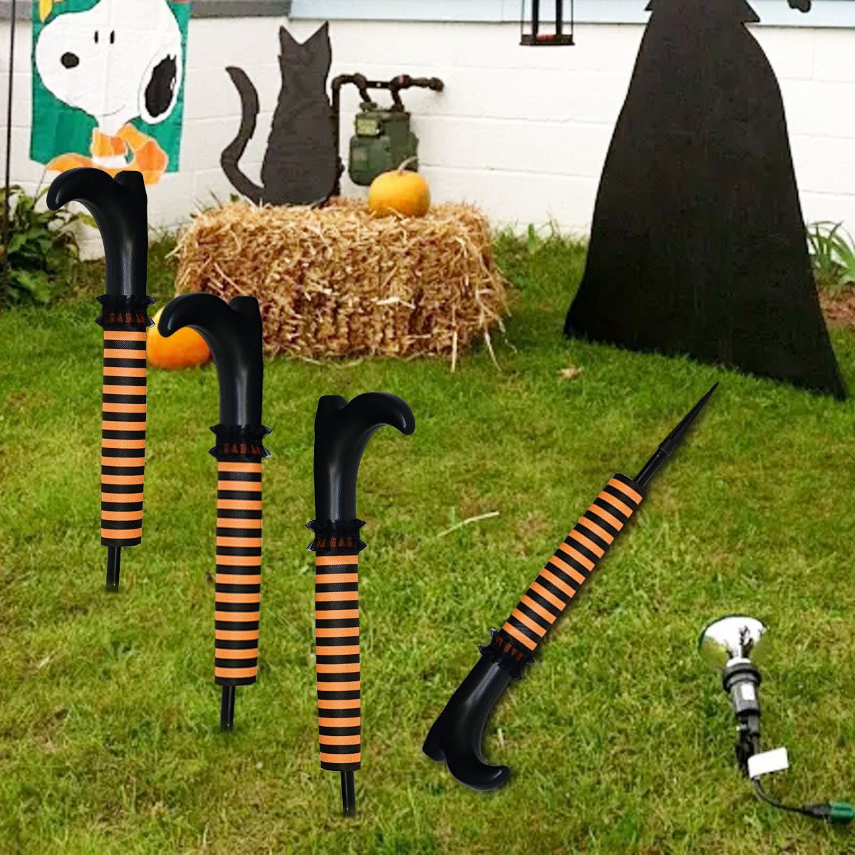 Halloween Decorations Inverted Elf Leg Layout Props Home Ornaments