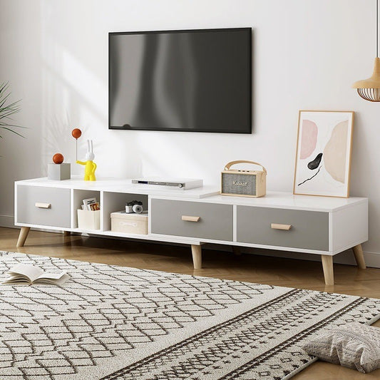 TV Cabinet Small Apartment Living Room Combination Retractable TV Cabinet Furniture