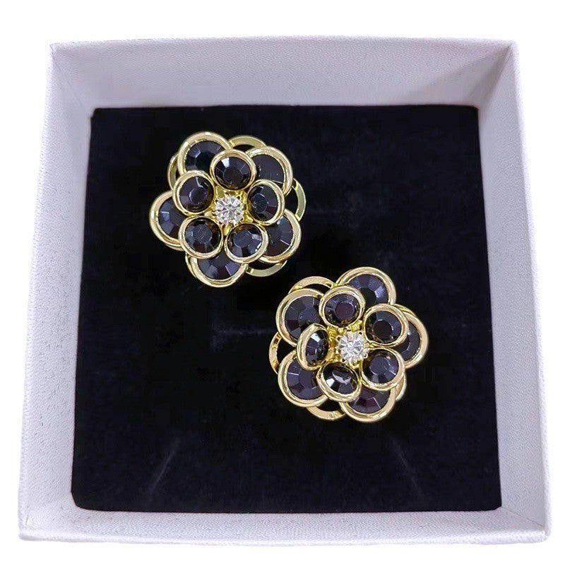 Female Sweet And Simple Small Flower Stud Earrings Earrings Ear Accessories For Her New Trendy Women's High-grade Earrings