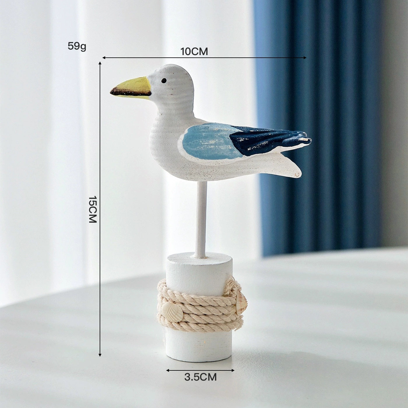 Mediterranean-style Tree Stump Ornaments Nautical-themed Home Decor Items Home Ornaments