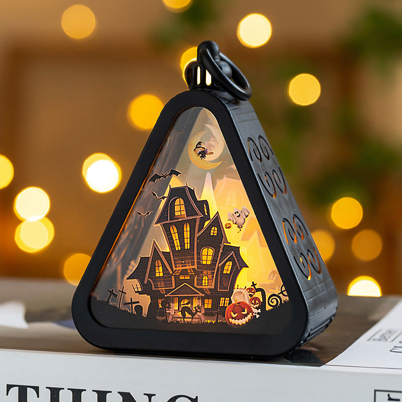 Halloween Decorations Portable Pumpkin Lamp Layout Props Home Ornaments