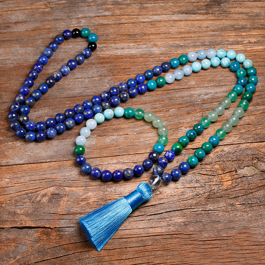 Natural Stone 8MM108 Jewelry Set Lapis Lazuli Jewelry/Accessories
