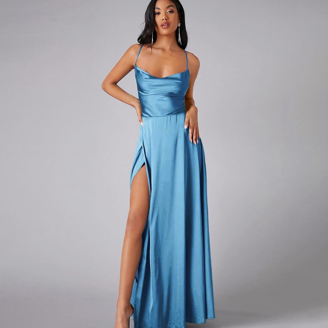 New Sexy Slimming Slim Fit Backless Waist-tight Dress Women's Garments Apparel / Clothing
