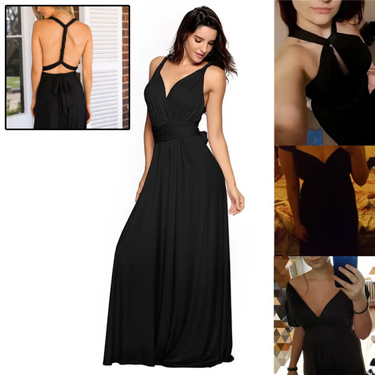 Women's Sexy Long Party Dress Club Floor-Length Summer Backless Bandage Maxi Dress Multiway Bridesmaids Boho Dress Vestidos Women's Garments Apparel / Clothing