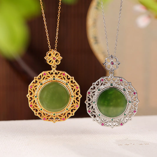Fashion Pattern Hollow Retro Dignified Pendant Jewelry & Accessories