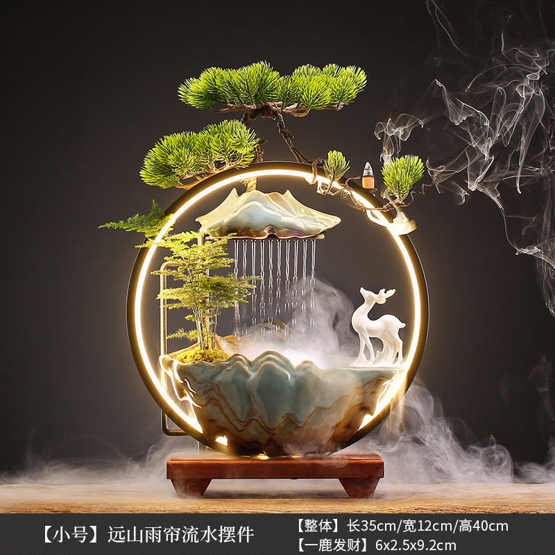 Fortune Flowing Water Ornaments Home
