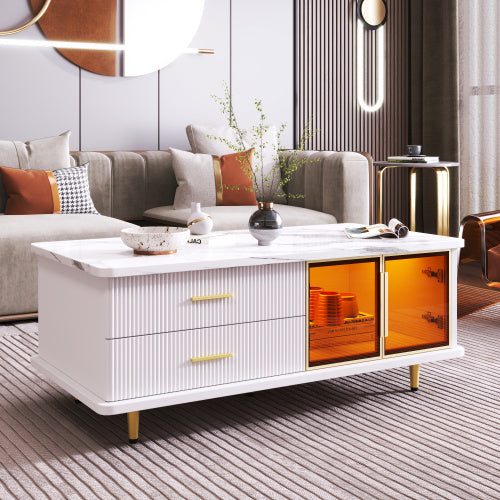 Table basse en panneaux de particules