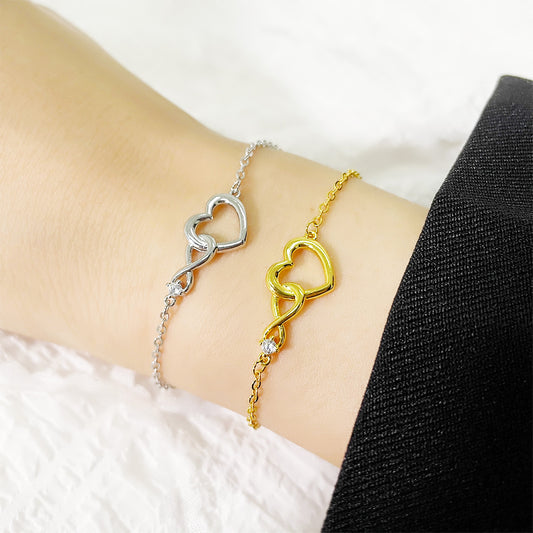 Heart-shape Bracelet Fashion Jewelry Versatile Love Bracelet Gift For Girlfriend Valentine's Day Jewelry / Accessories