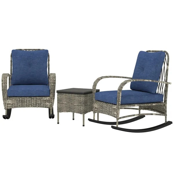 Rattan Chaise Lounge Chair, Wicker Set Outdoor Garden Patio Furniture