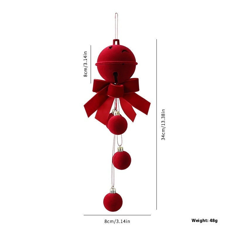 Finely crafted Christmas Shop Windows Tree Hanging Decorations Ornaments Festival Party Atmosphere Decoration Props Christmas Bells Home Ornaments