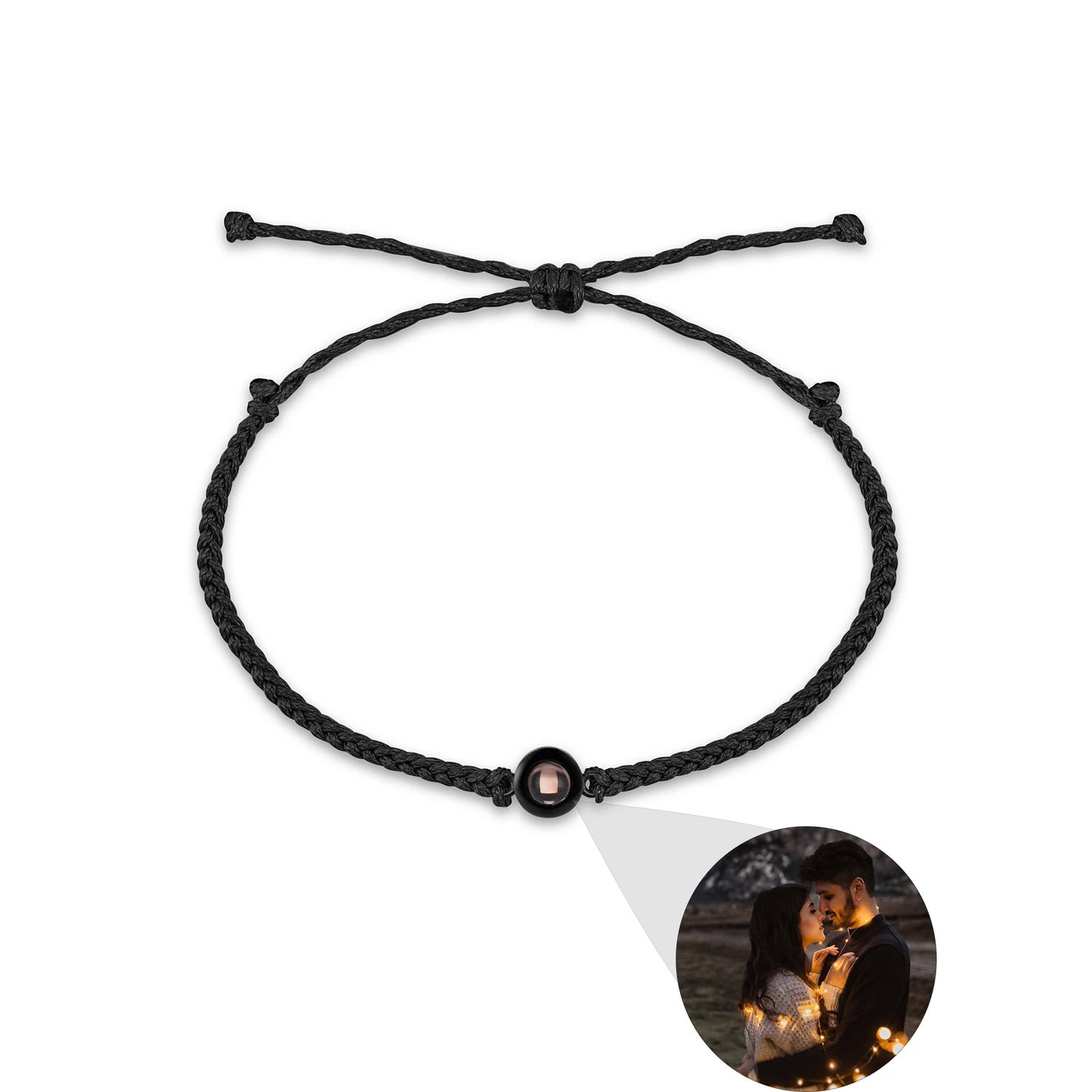 Creative Customized Color Photo Projection Bracelet Hand Woven Lovers Personality Jewelry For Men And Women Valentine's Day Gift Jewelry / Accessories
