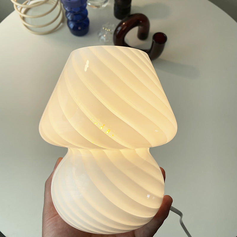 Bedside Lamp Glass Table Lamp Retro Bedroom Lamp Lighting Home Essentials