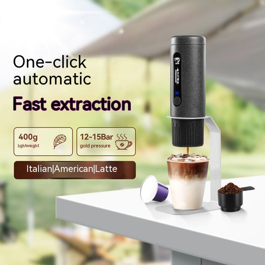 Coffee Machine Travel Portable Outdoor Small Concentrated Mini Capsule Ground Coffee Dual-use Appliances Home Essentials