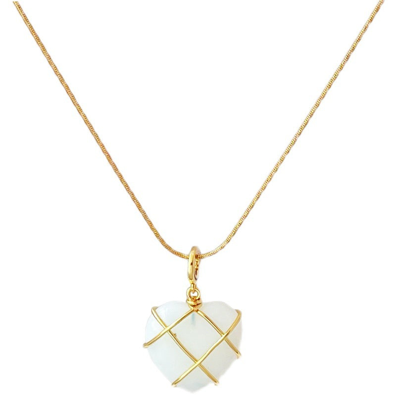 Fashion Moonstone Necklace For Cartoon Princess Love Girl Necklace Novelty Jewelry Jewelry / Accessories