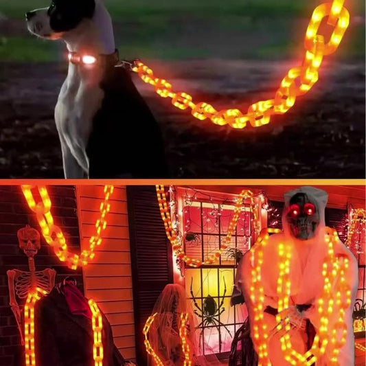 LED Waterproof Battery Box Halloween Decoration Atmosphere Lighting Chain Home Ornaments